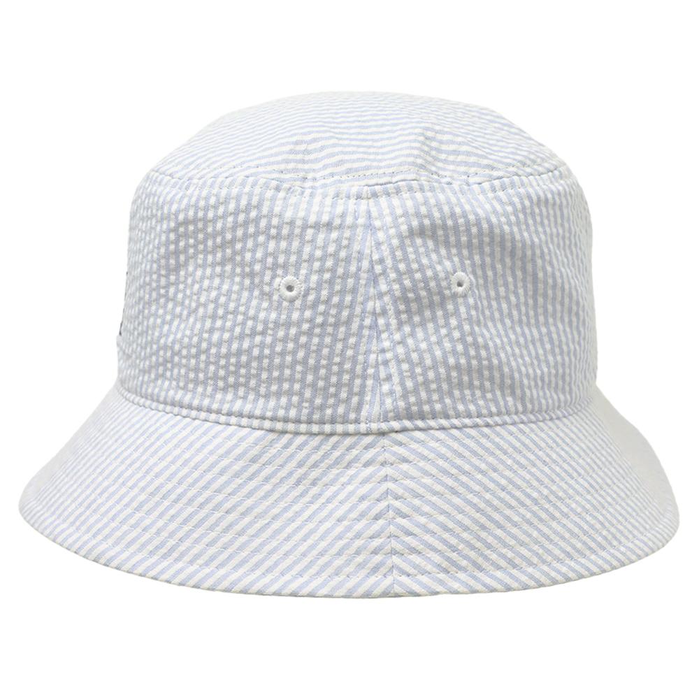 サッカーストライプ刺繍付きバケハ