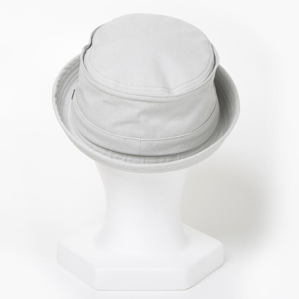 WASHED COTTON PORKPIE HAT