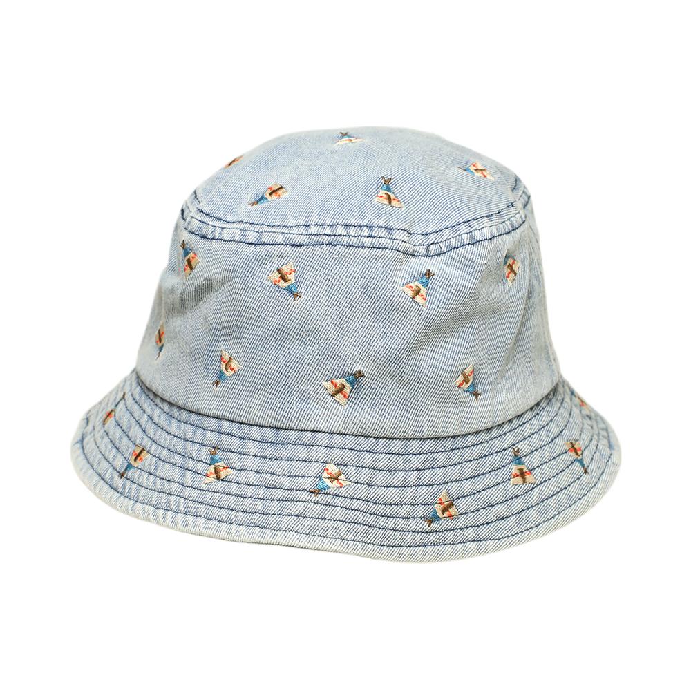 デニムCAMP刺繍バケハ