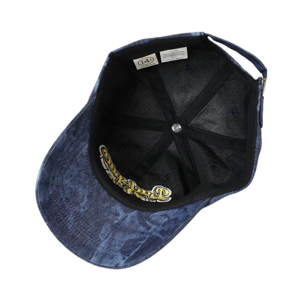 デニムタイダイ刺繍キャップ