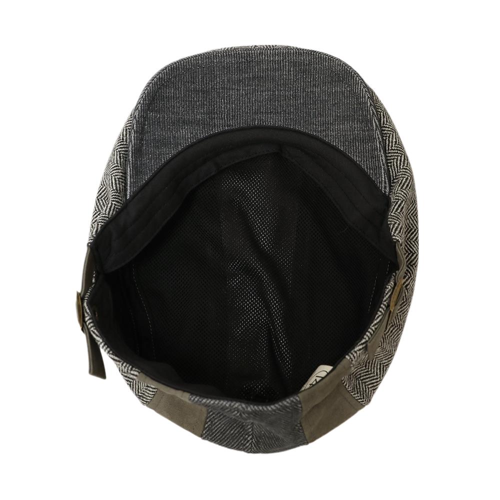 デニム風コーデュロイパッチワークハンチング