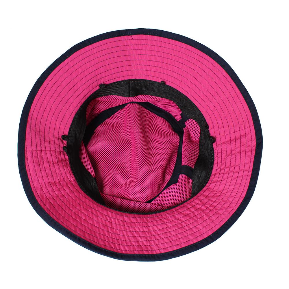 撥水遮光配色垂れ付きサファリ