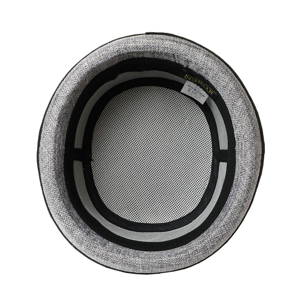 LINEN LIKE PORKPIE HAT