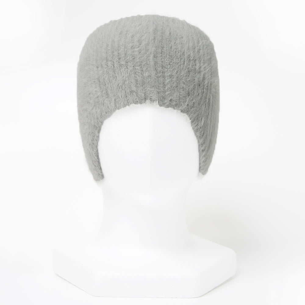 アンゴラ混イヤマフヘアバンド