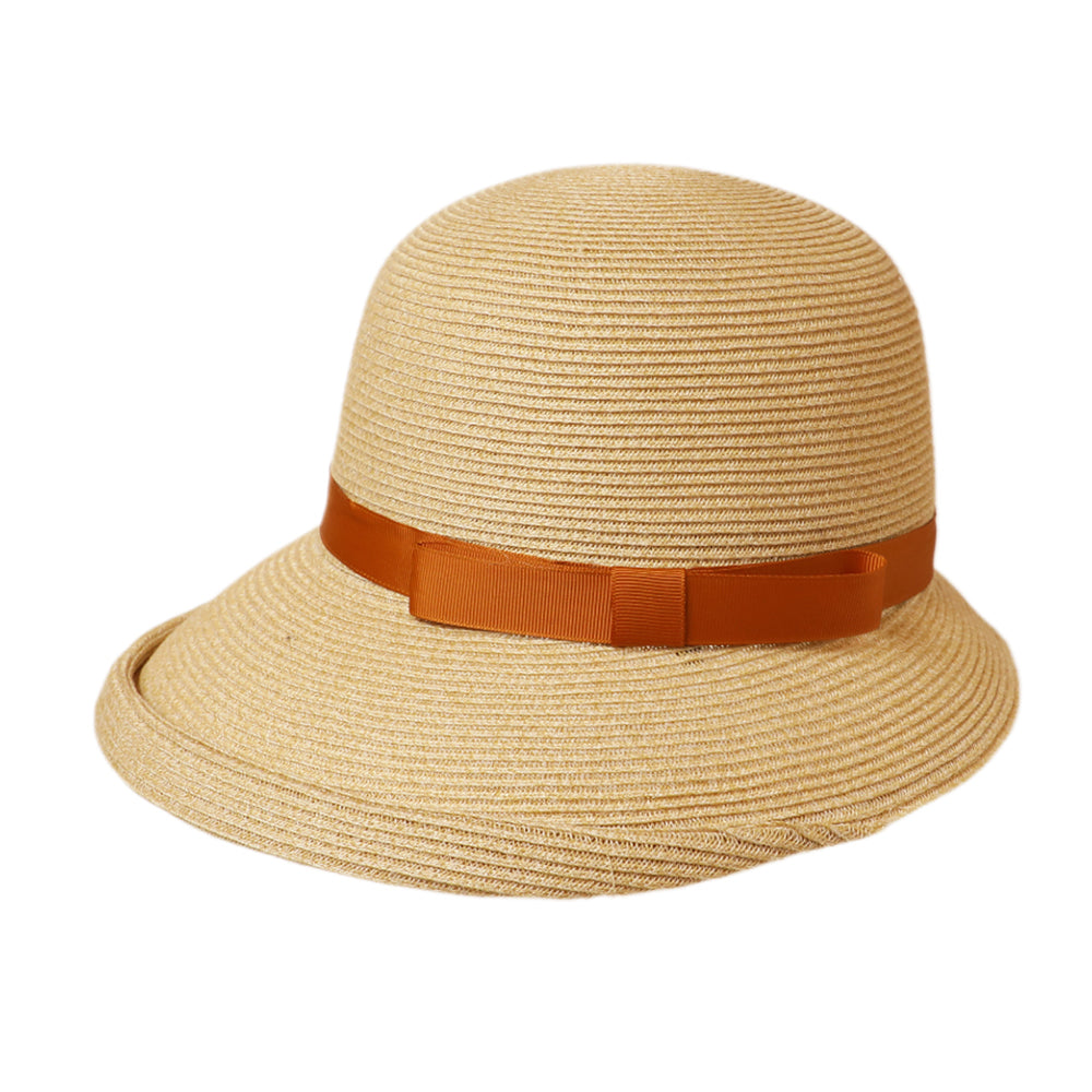 洗えるブレードリボン巻きブルトン