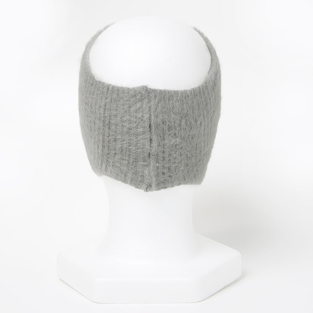 アンゴラ混イヤマフヘアバンド