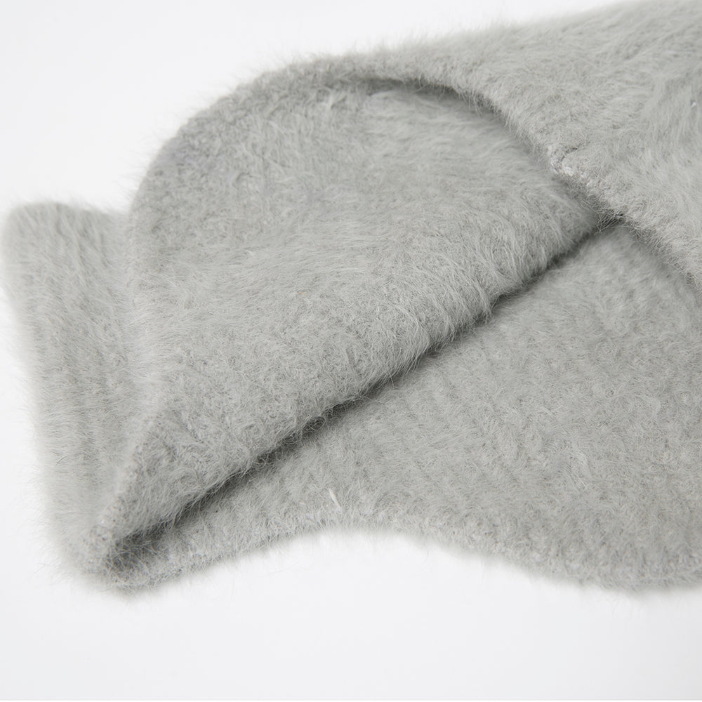 アンゴラ混イヤマフヘアバンド