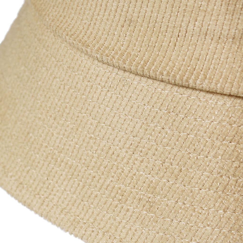 コーデュロイシンプルバケハ