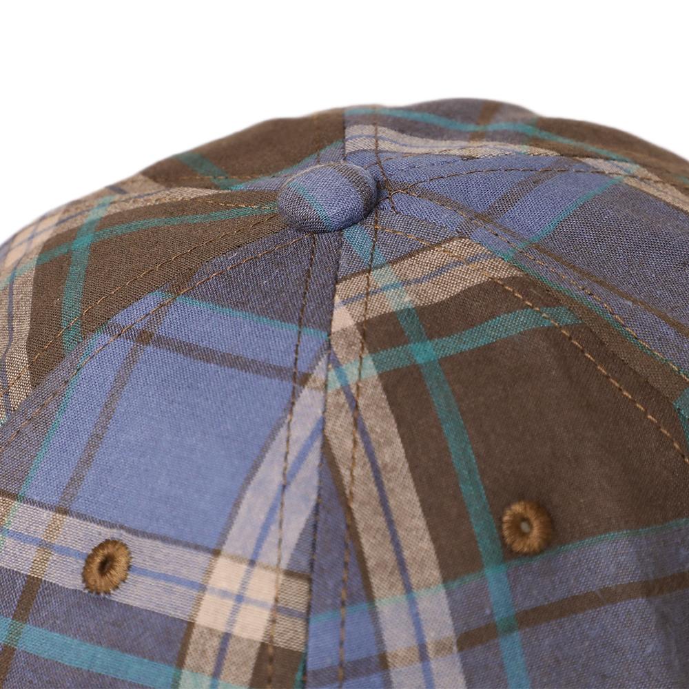 チェック柄キャップ