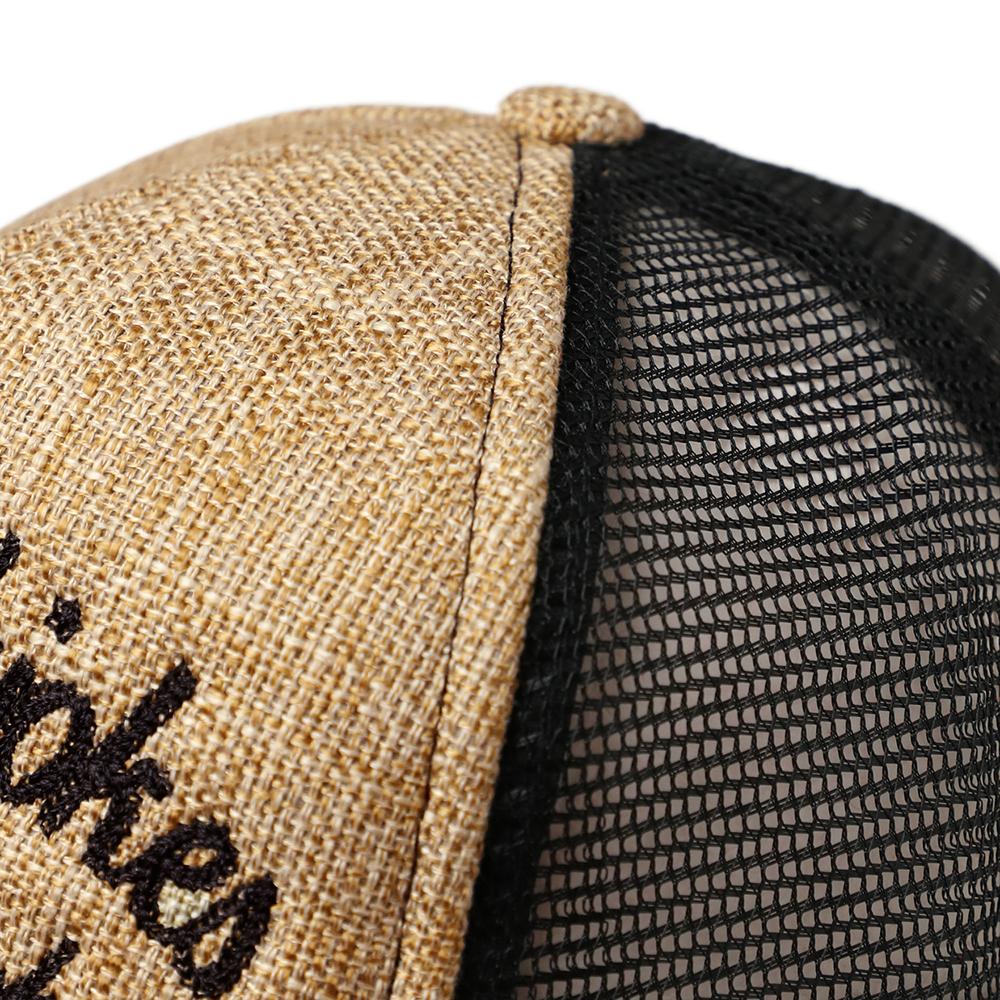 フェイクリネンEMB メッシュCAP