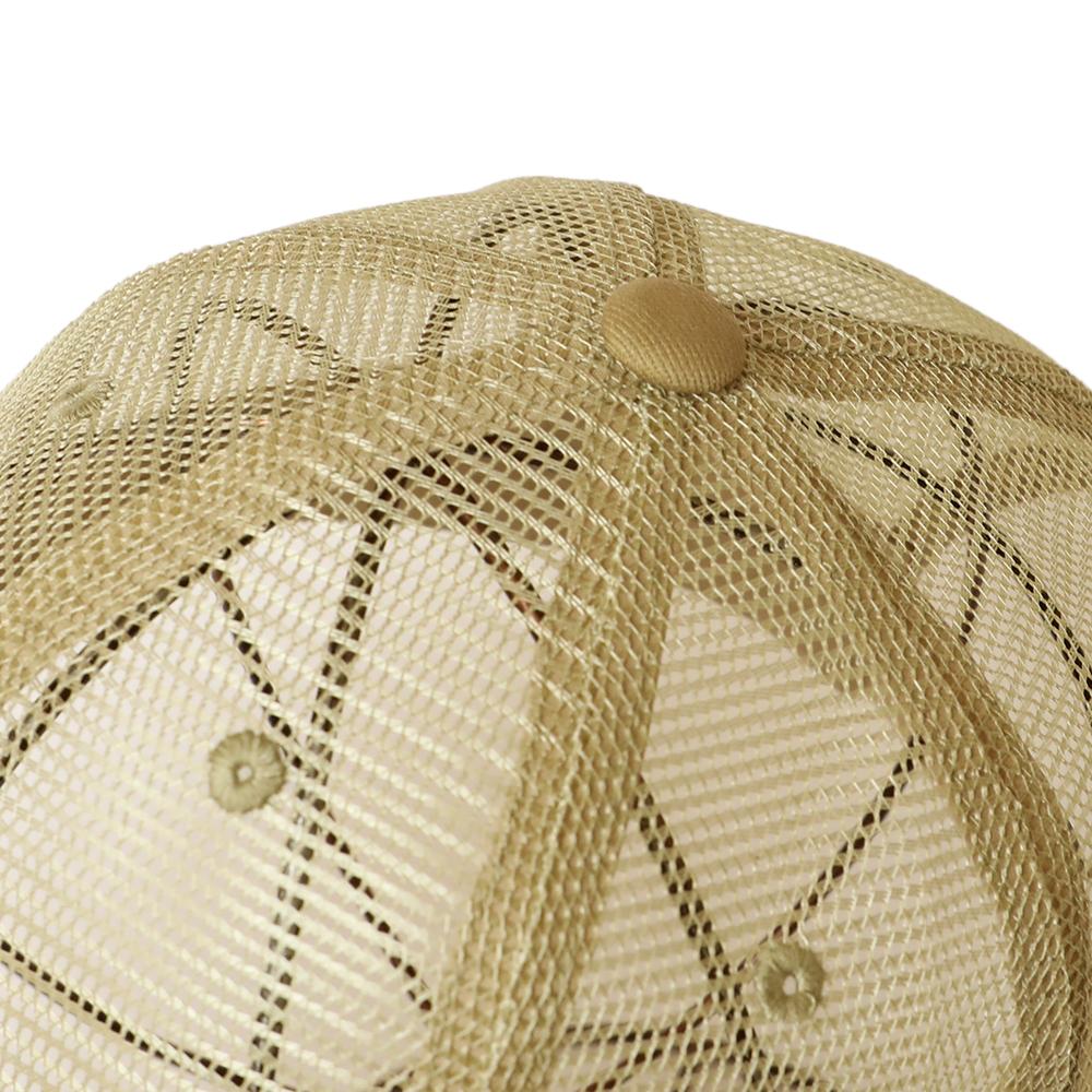 ラバーメッシュタグキャップ