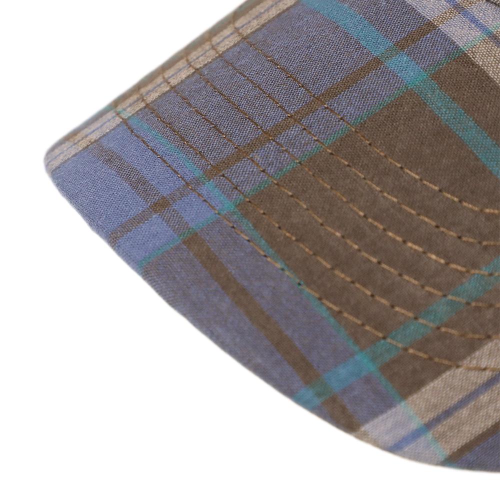 チェック柄キャップ