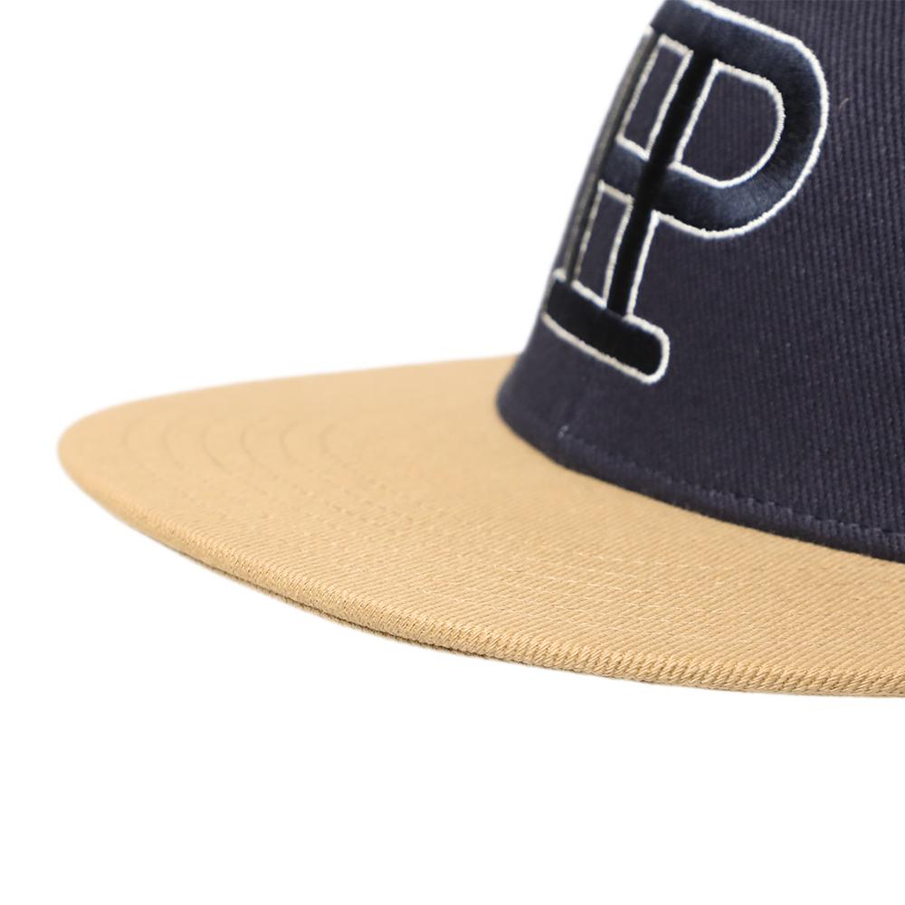 IP刺繍フラットバイザーツートンCAP