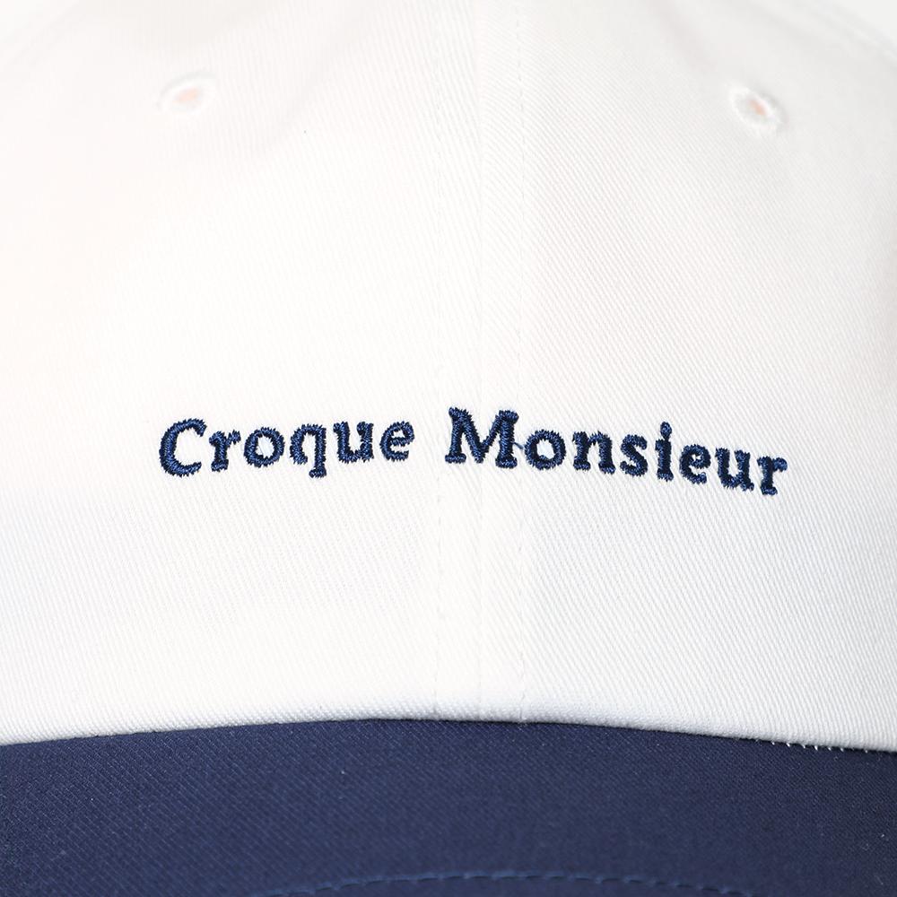 CroqueMonsieurツートーンキャップ