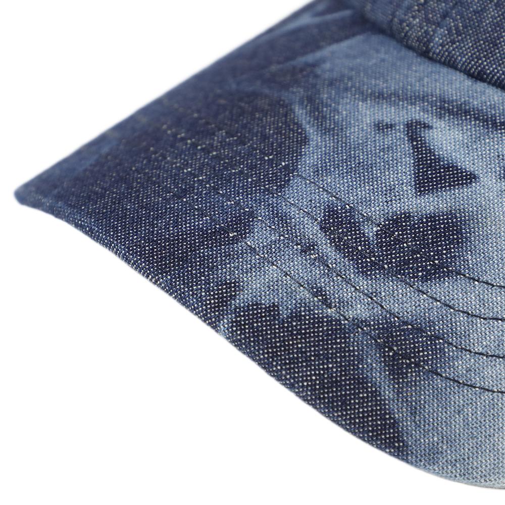 デニムタイダイ刺繍キャップ