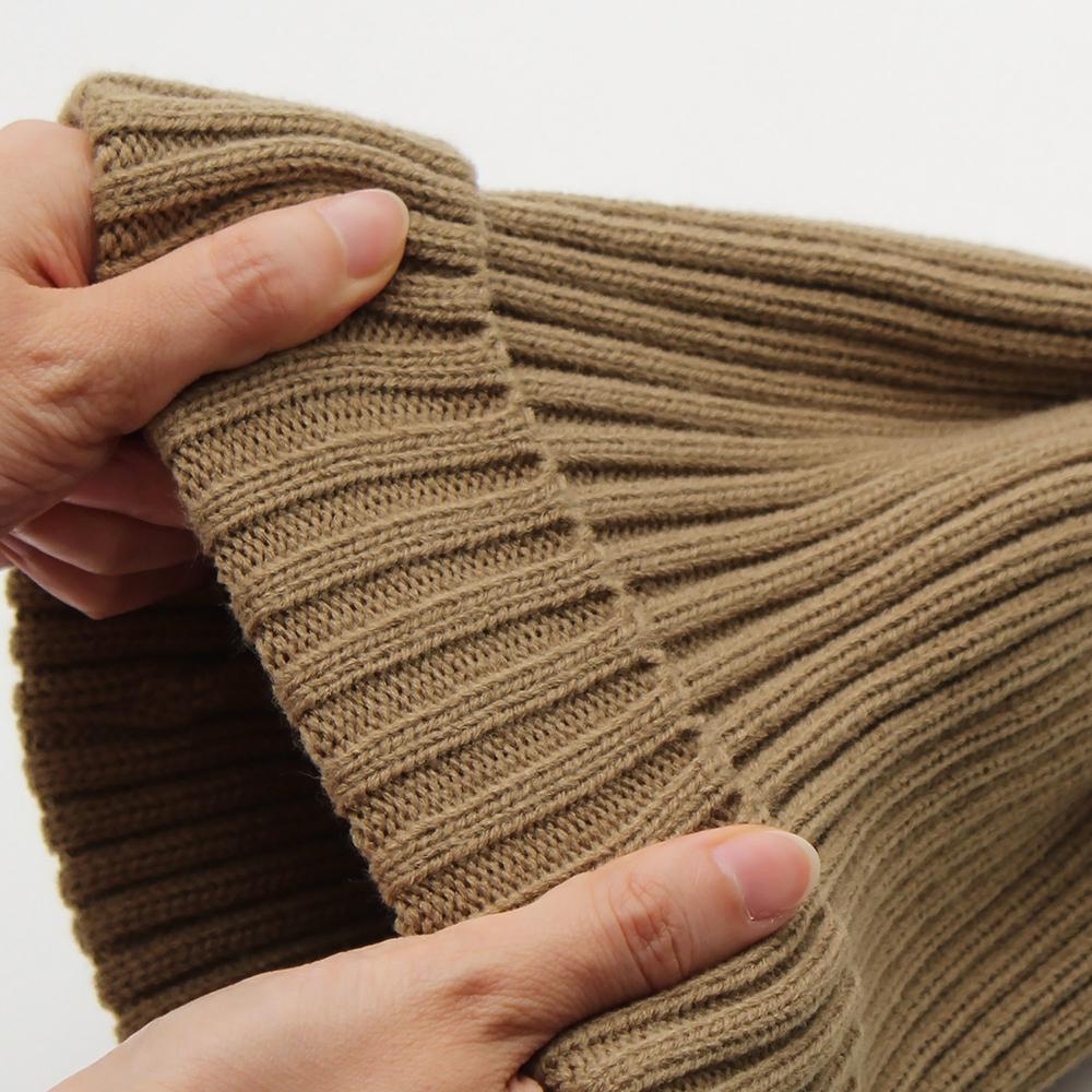 シンプルリブニットワッチ