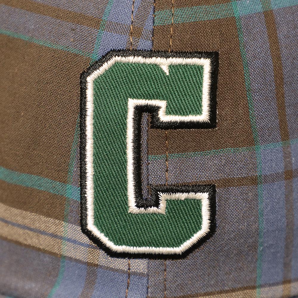 チェック柄キャップ