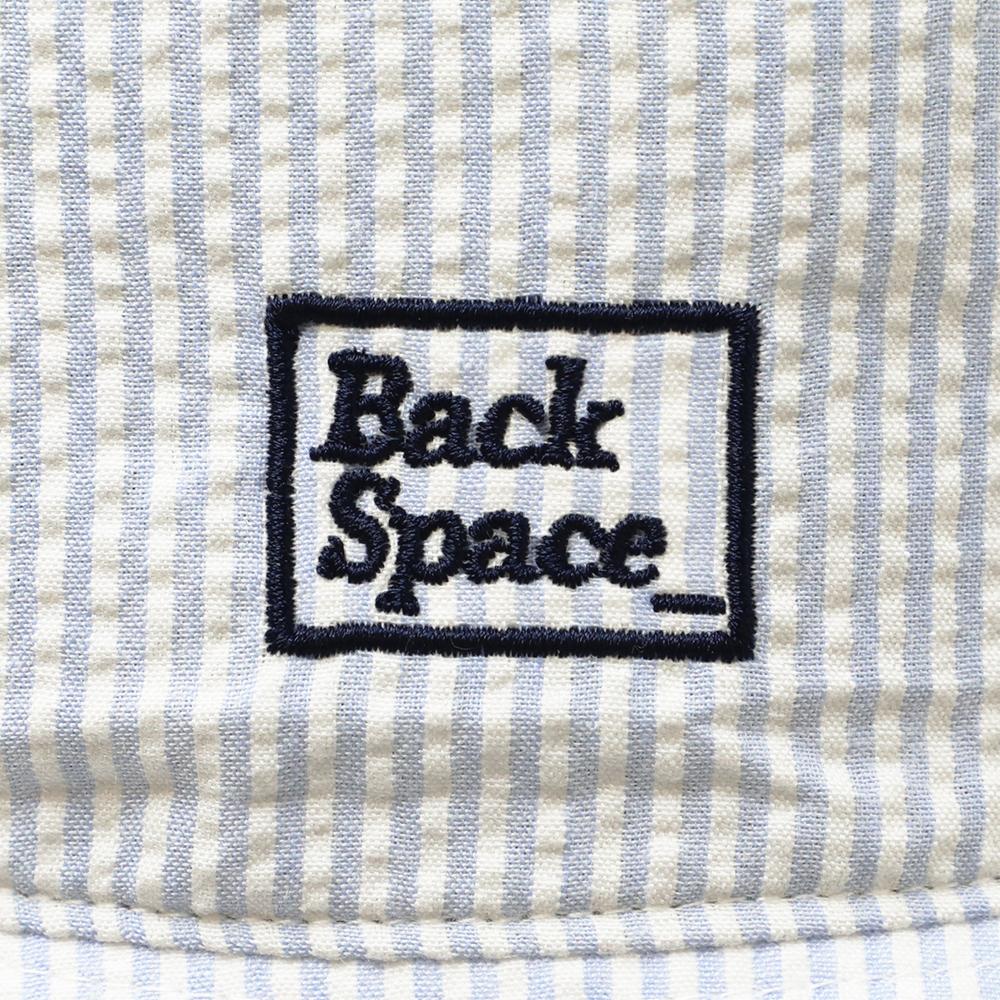 サッカーストライプ刺繍付きバケハ