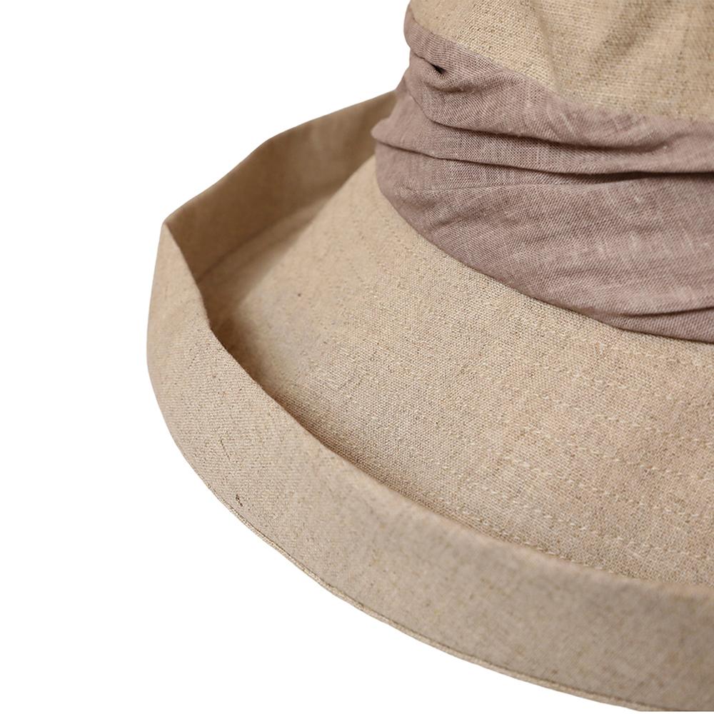 リネン混ツートーンセーラー