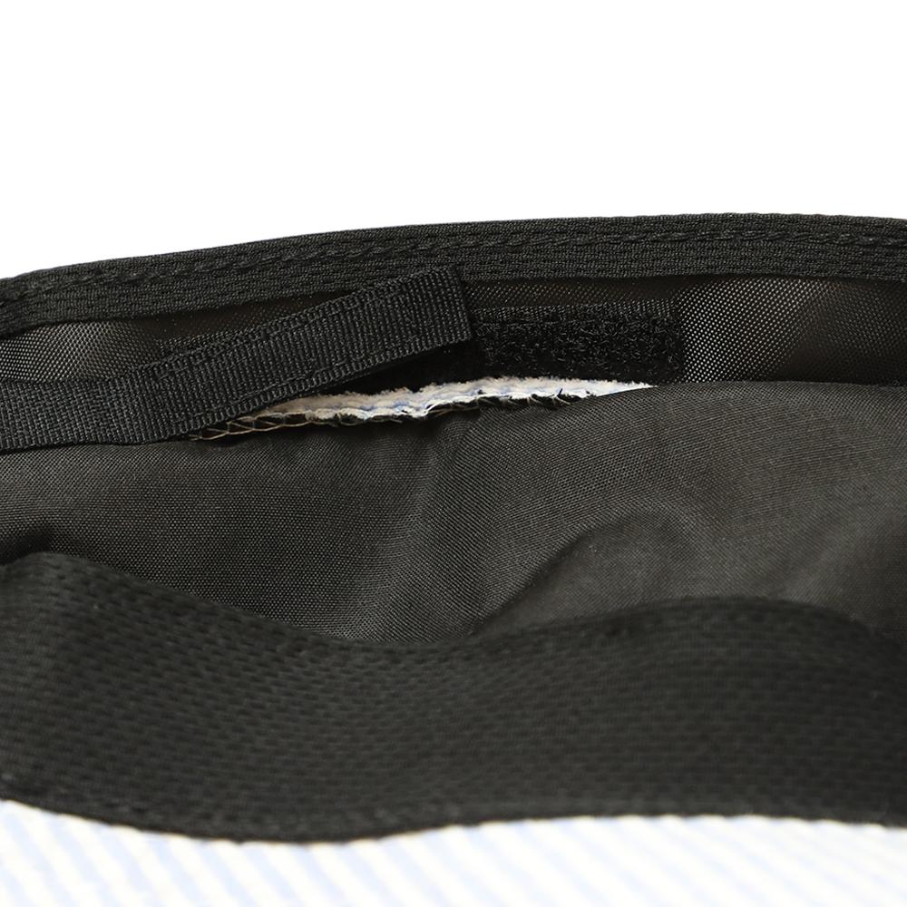 サッカーストライプ刺繍付きバケハ