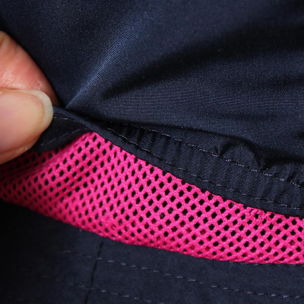 撥水遮光配色垂れ付きサファリ