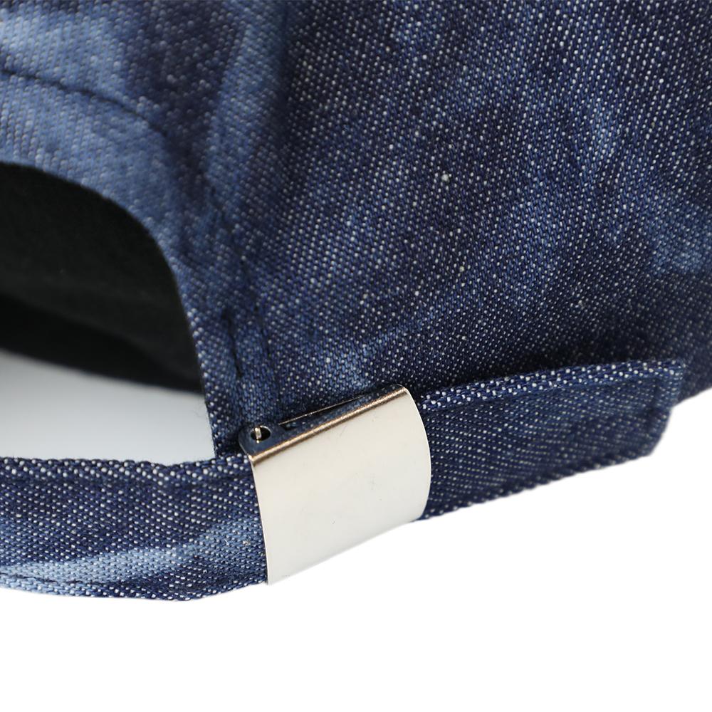 デニムタイダイ刺繍キャップ