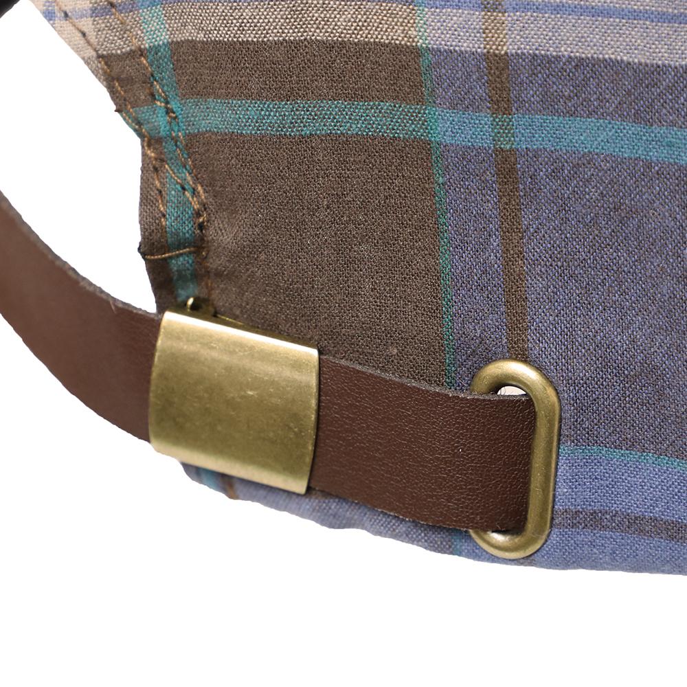 チェック柄キャップ