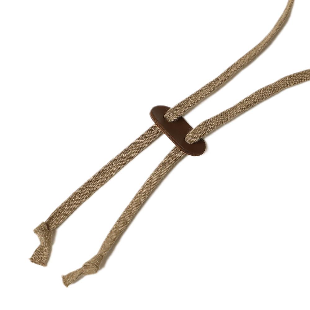 麻遮光生地つば広ダウン