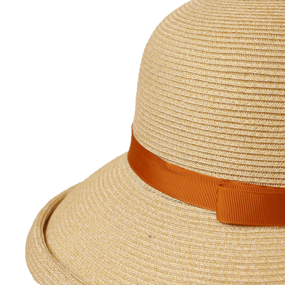 洗えるブレードリボン巻きブルトン