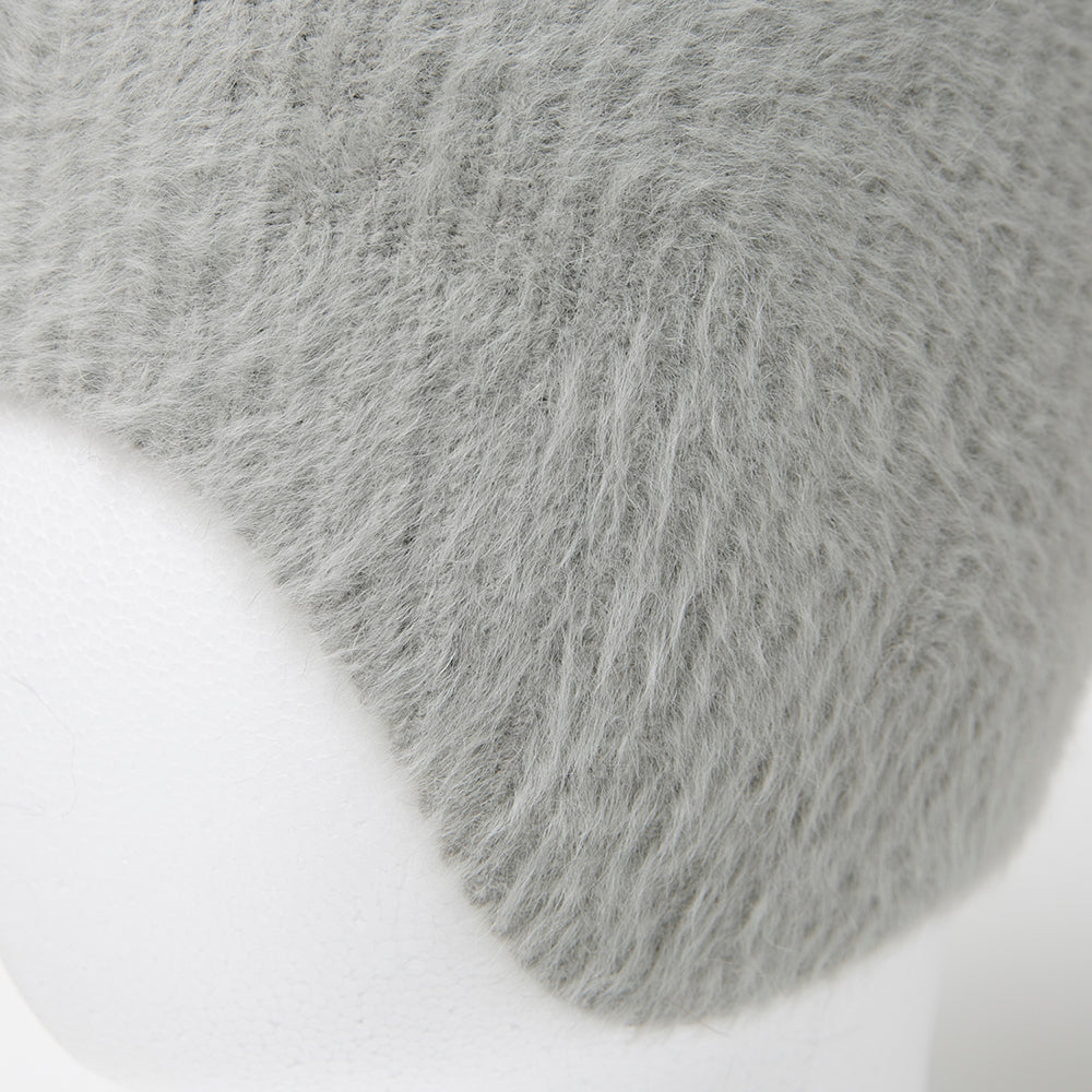 アンゴラ混イヤマフヘアバンド