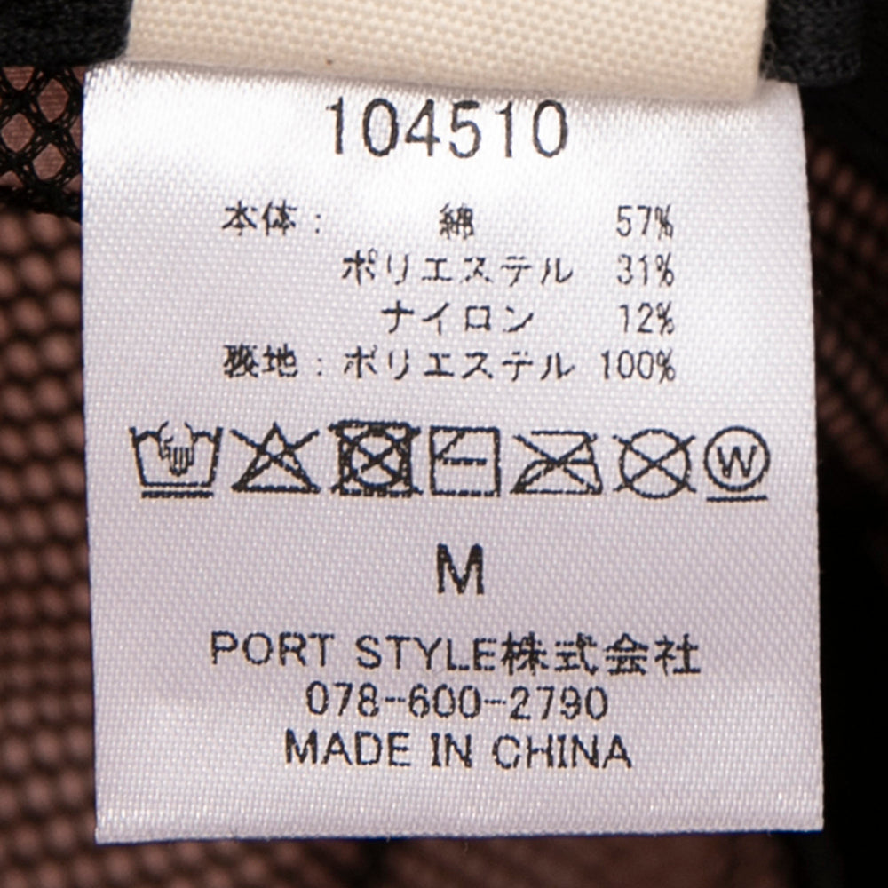 ラメ入りサイド刺繍ハット