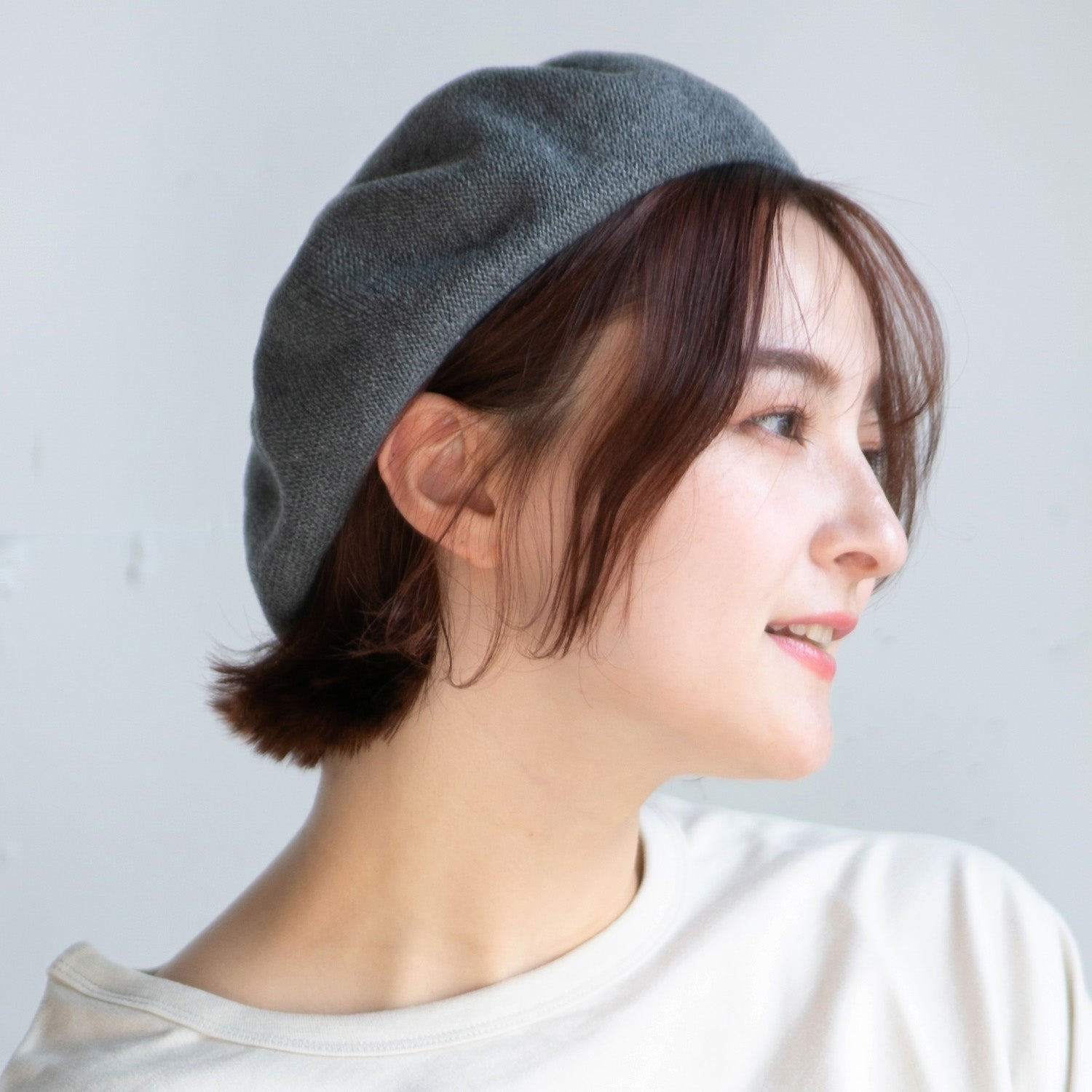 コットンニットベレー – イチヨンプラス / 帽子通販
