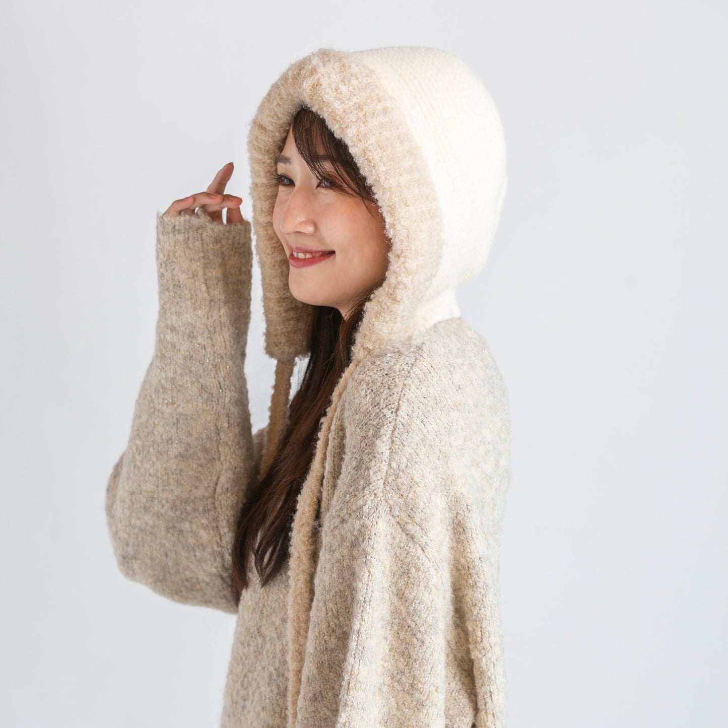 フードライクニット帽