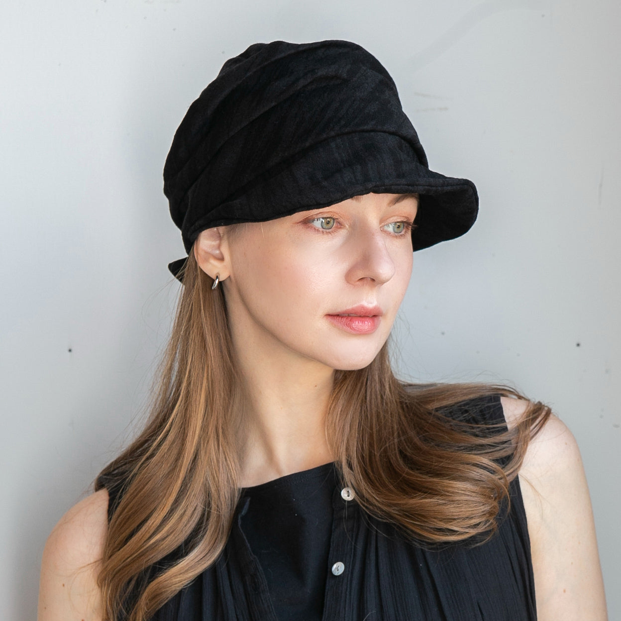 ツバワイヤー入りキャスケット