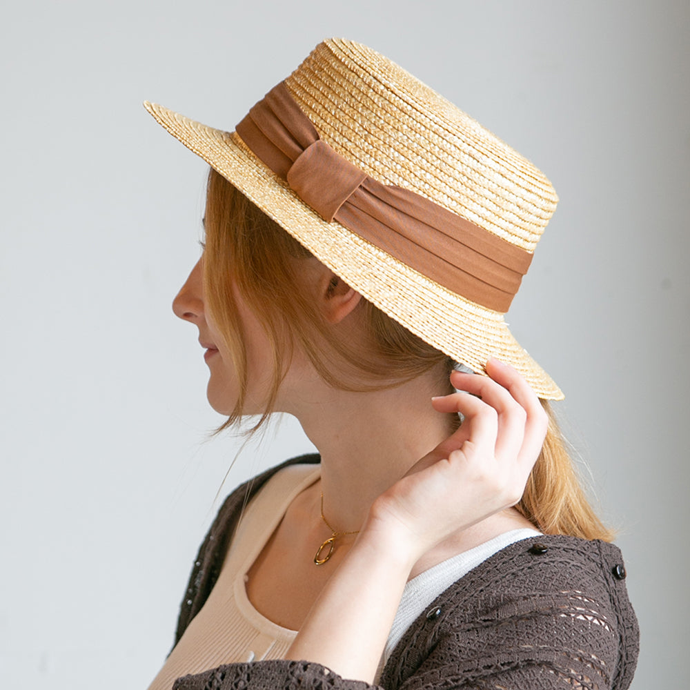 麦ブレードカンカン帽