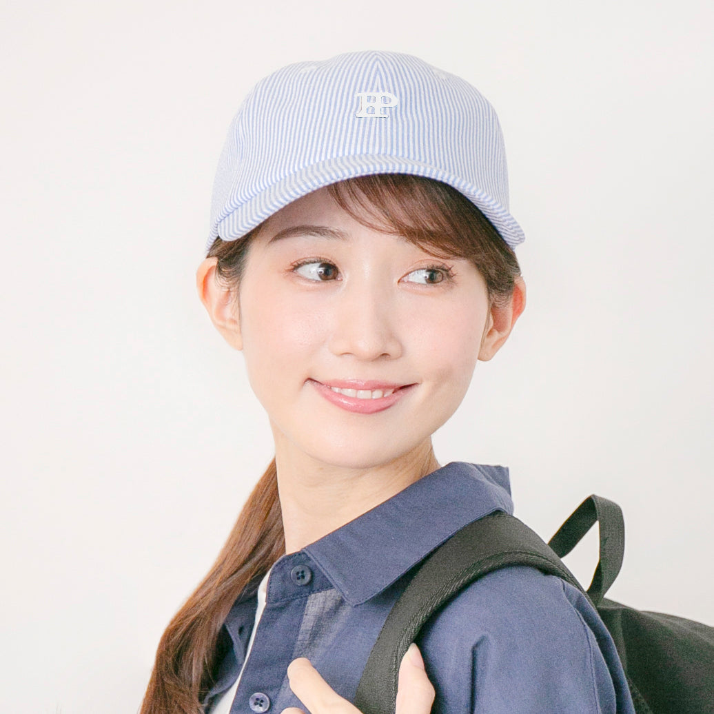 シアサッカーIP刺繍キャップ