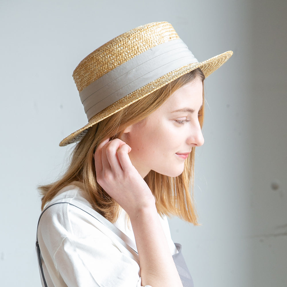 麦ブレードカンカン帽