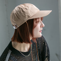 ヒモ付き撥水キャップ