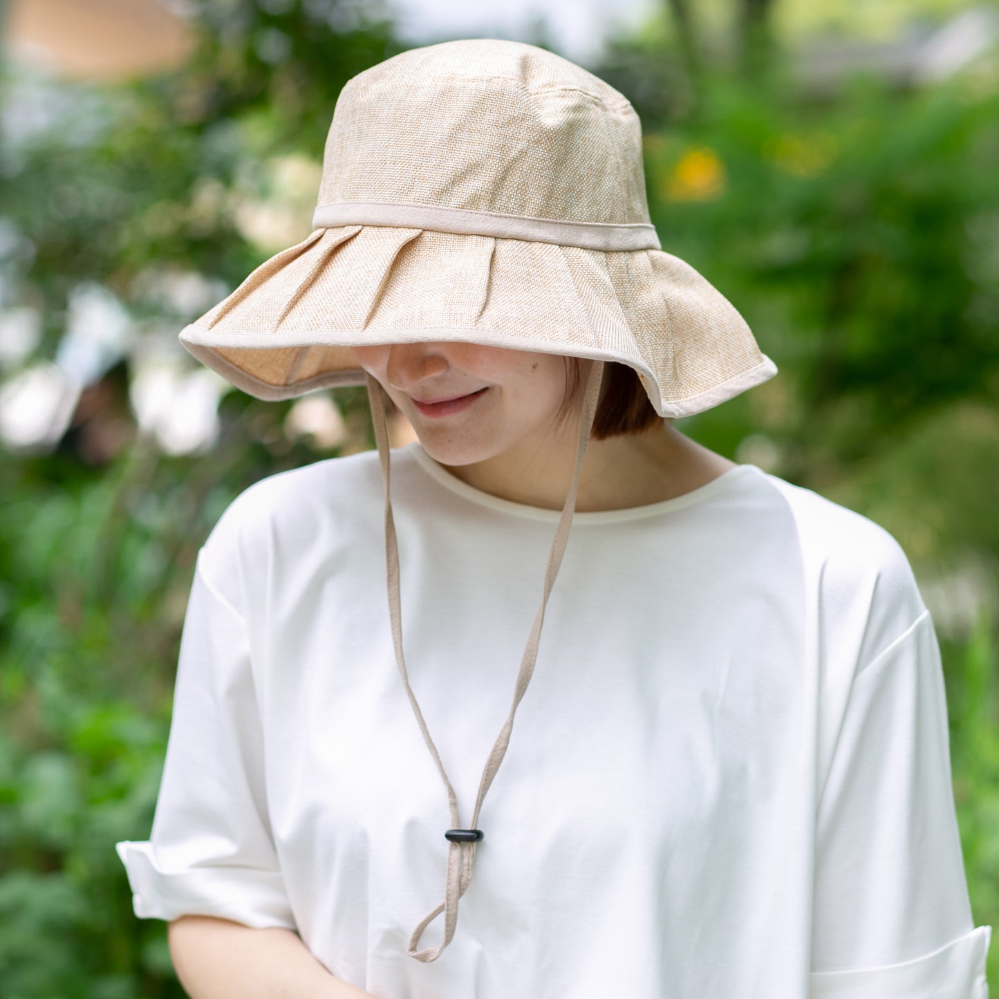 ポリジュートツバタック入りハット