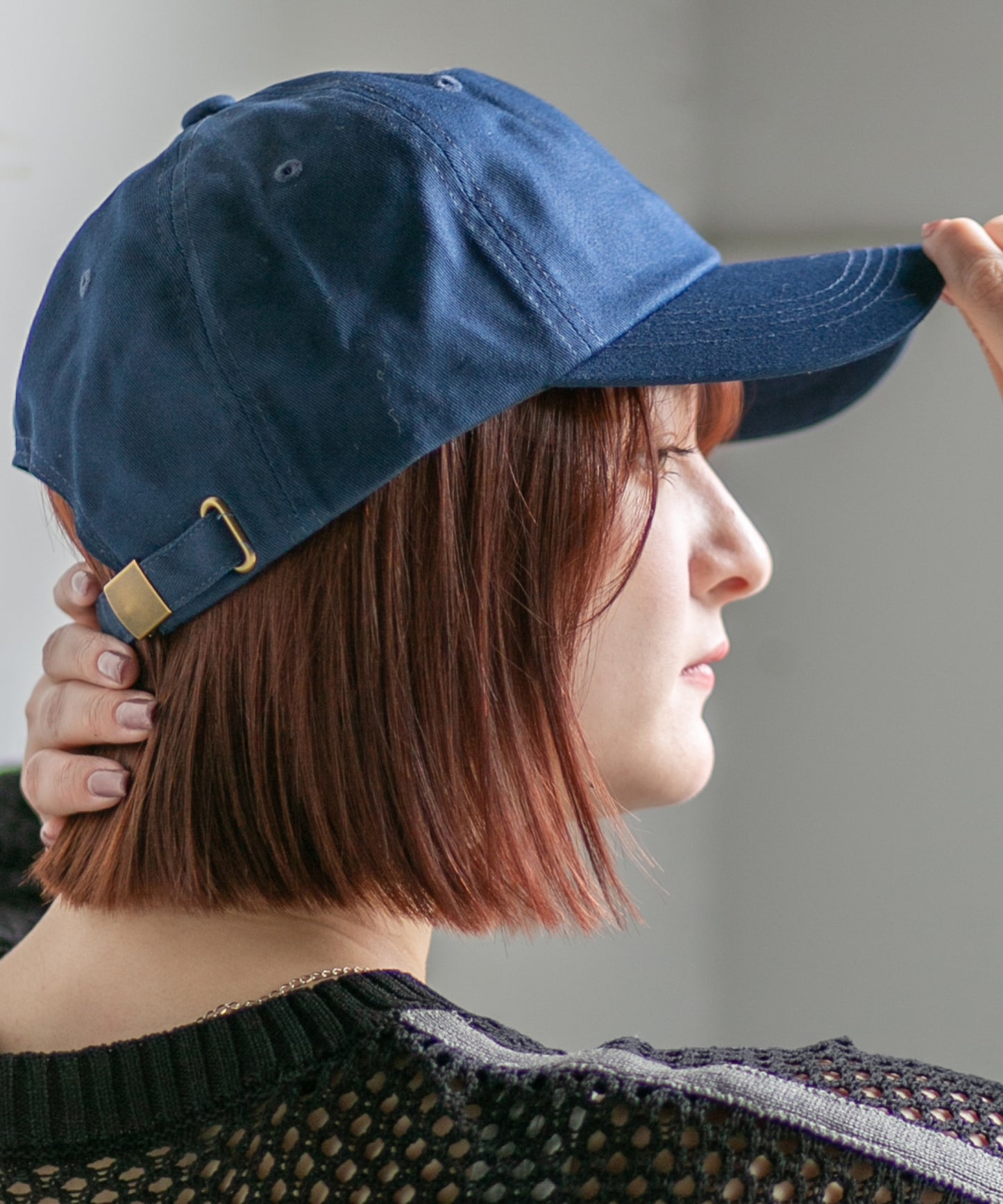 深めシンプルキャップ