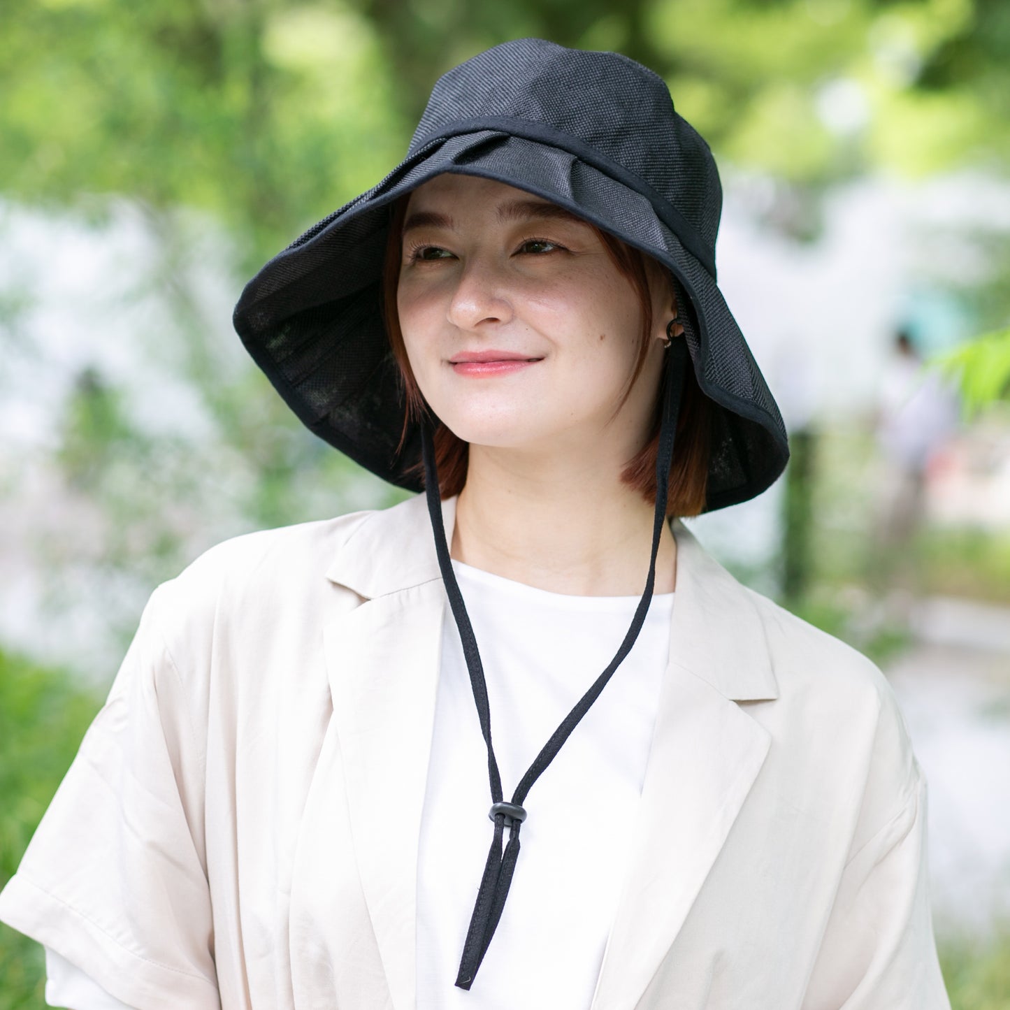 ポリジュートツバタック入りハット