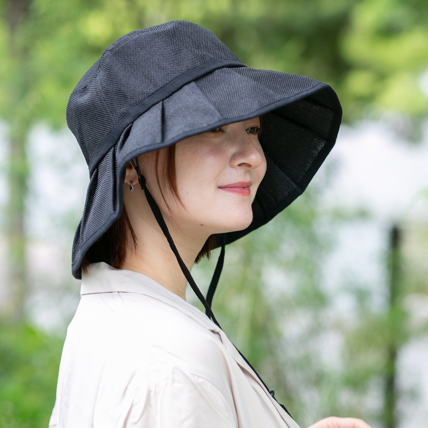 ポリジュートツバタック入りハット