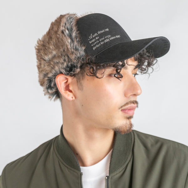 刺繍入りフライトキャップ