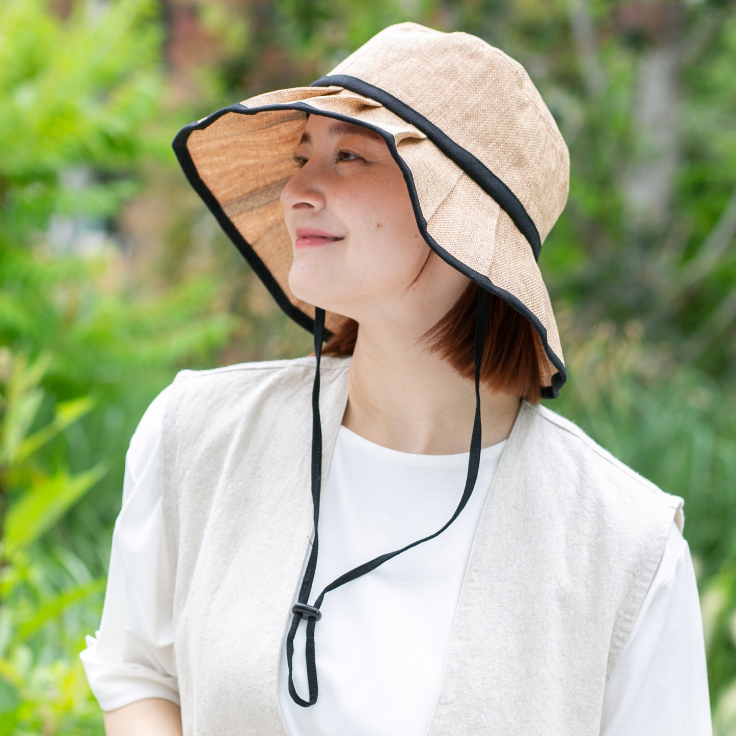 ポリジュートツバタック入りハット