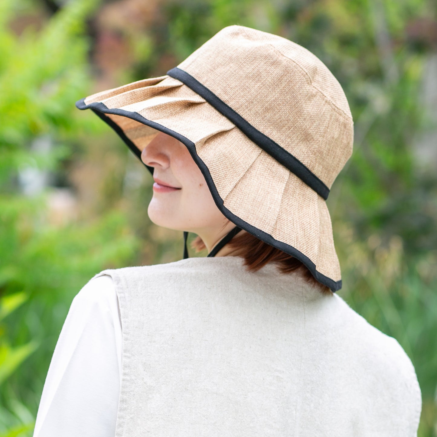 ポリジュートツバタック入りハット