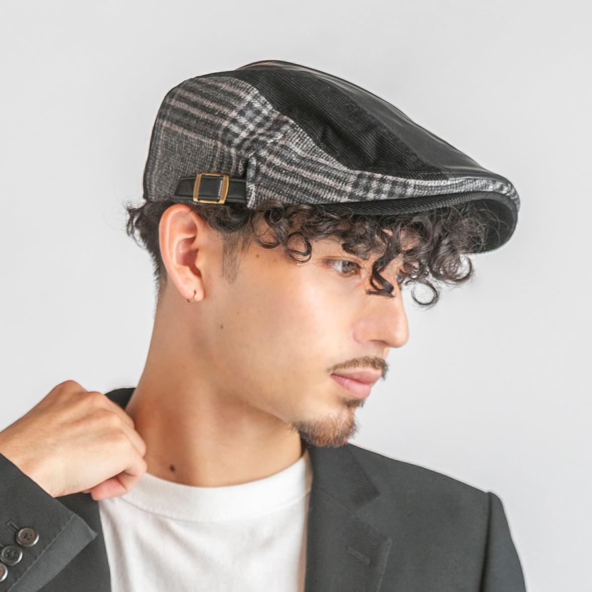 コーデュロイストレート切替ハンチング