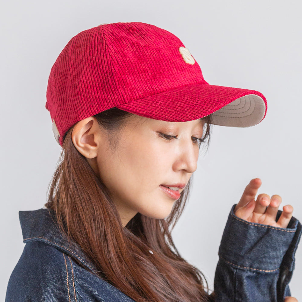 Sデザインコーデュロイキャップ – イチヨンプラス / 帽子通販
