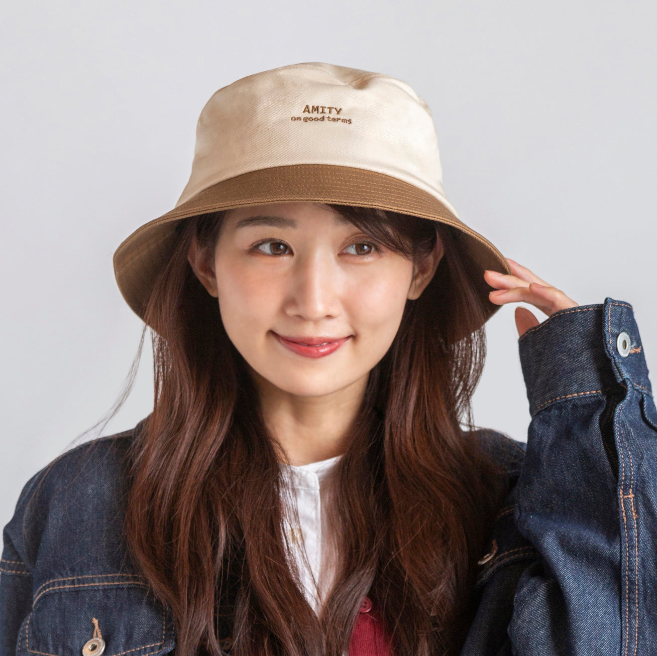 AMITY刺繍バケットハット – イチヨンプラス / 帽子通販