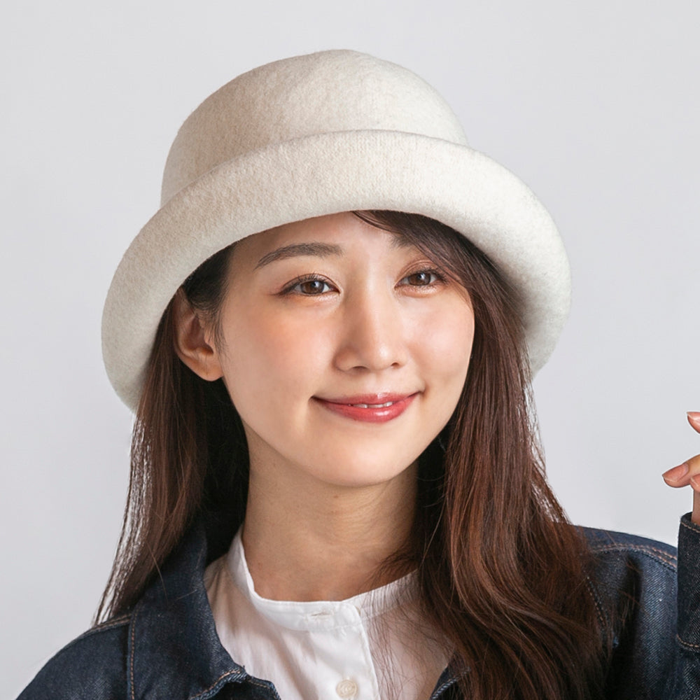 ソリッドカラーバスククロッシェ