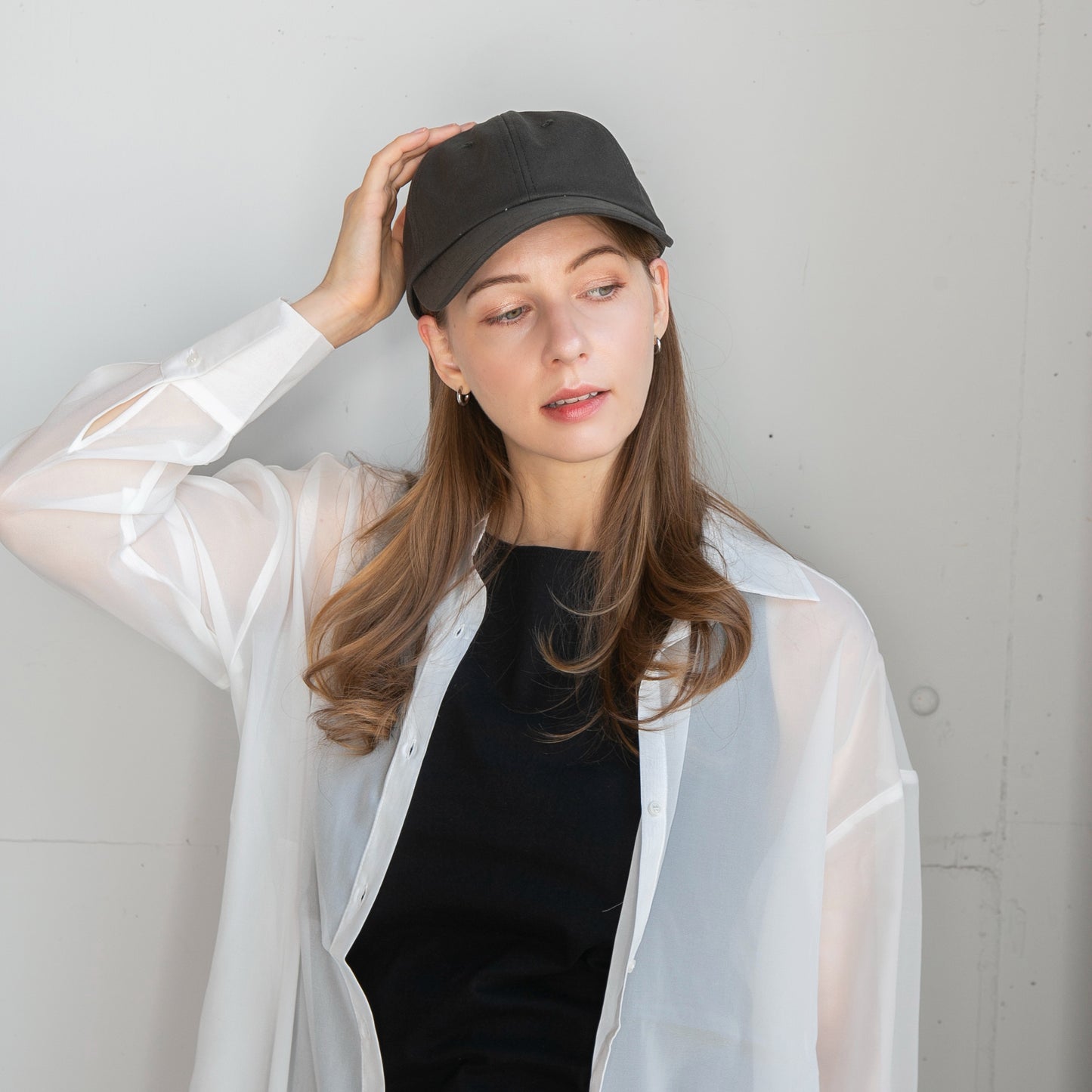 ロングバイザーキャップ